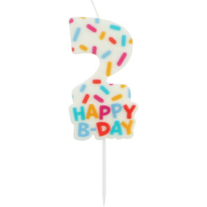Lumanare Cifra 2 Cozy Sprinkles Folat