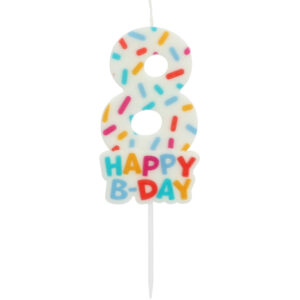 Lumanare Cifra 8 Cozy Sprinkles Folat