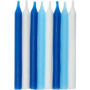 Set 16 Lumanari Tort Blue - 6 cm Folat