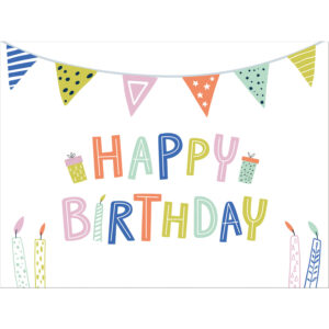 Set 6 suport pentru farfurie Happy Birthday Folat