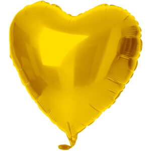 Balon Inima 45 cm Gold Mat Folat