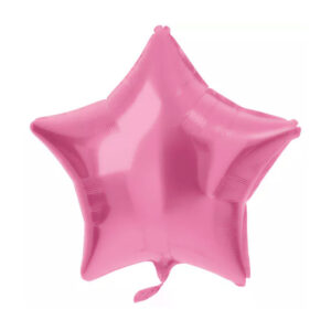 Balon Folie Stea 45 cm Roz Metallic Matt Folat