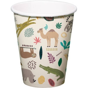 Set 6 pahare Zoo Party Folat