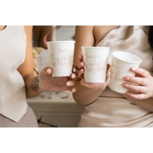 Set 8 pahare Creme Rose Folat
