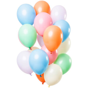 Set 15 Baloane latex Pretty Pastels 33cm Folat