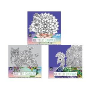 Panza de colorat Glitter 30 х 30 cm in asort. GRAFIX