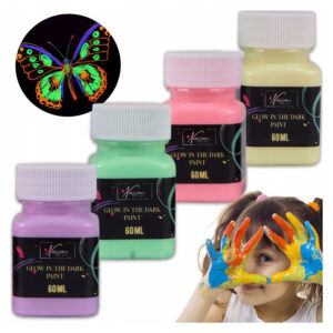 Vopsea Glow in the dark acril 4x60m ml GRAFIX