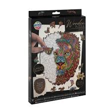 Puzzle lemn Leu 140 piese Grafix