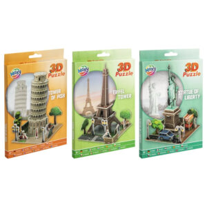 Puzzle 3D din spuma in asort. Grafix