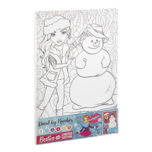 Tablou pictura pe numere Besties - Iarna 29.7x19.5cm in asort. GRAFIX NY
