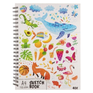 Sketch book A4, 135 gsm 40 foi MOXY