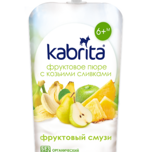 Piure smuzi din fructe-frisca Kabrita 6x100g