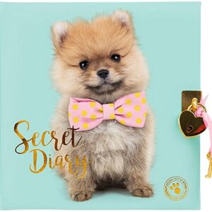 Jurnal secret cu lacat Catelus Pompom Studio Pets