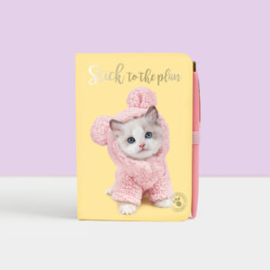 Coli pentru notite, A6 cu pix Pisoiul Mousie Studio Pets