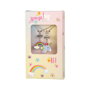 Set unicorn coliere, argint -2 buc SOUZA