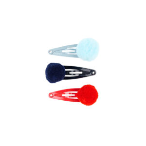 Set 3 agrafe par Debora small pom pom SOUZA