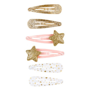 Set 6 agrafe par Julie stars gold SOUZA