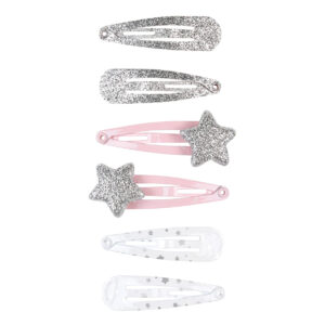 Set 6 agrafe par Julie stars silver SOUZA