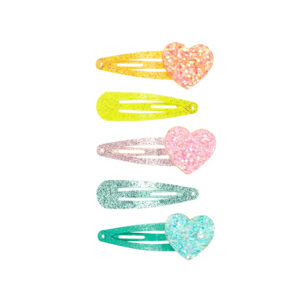 Set 5 agrafe Heloise heart SOUZA