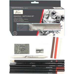 Set pictura Sketching 12 piese Nassau