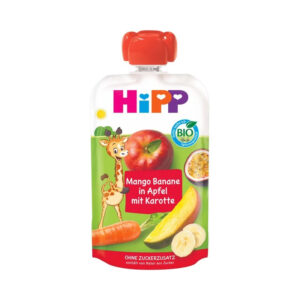 Piure mango-banana mar si morcov 6+ luni 100g HIPPiS