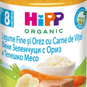 Pireu Vitel cu legume HiPP 220 G