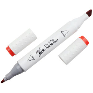 Marker Art cu varf dublu, Vermilion R1 Mont Marte
