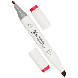 Marker Art cu varf dublu, Scarlet Red R2 Mont Marte