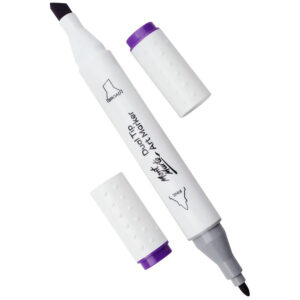 Marker Art cu varf dublu, Violet V1 Mont Marte