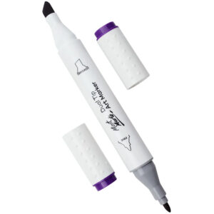 Marker Art cu varf dublu, Purple V2 Mont Marte