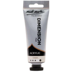 Vopsea acrilica Dimension 75ml, in tub, cream Mont Marte