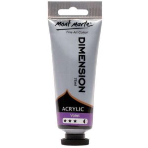 Vopsea acrilica Dimension 75ml, in tub, violet Mont Marte