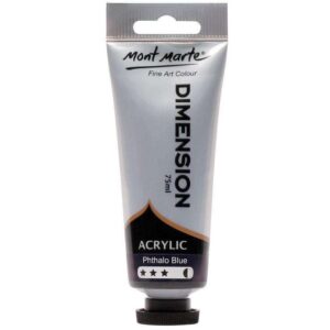 Vopsea acrilica Dimension 75ml, in tub, phthalo blue Mont Marte