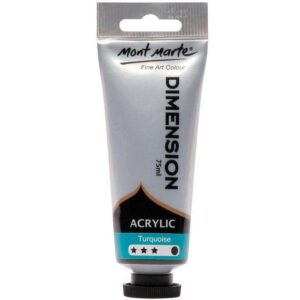 Vopsea acrilica Dimension 75ml, in tub, turquoise Mont Marte