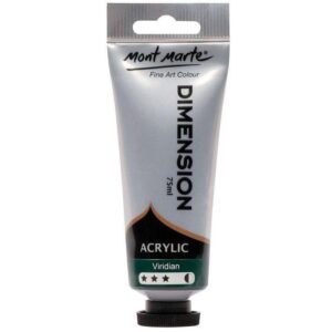 Vopsea acrilica Dimension 75ml, in tub, viridian Mont Marte