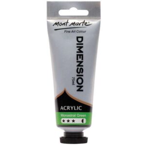 Vopsea acrilica Dimension 75ml, in tub, monastral green Mont Marte