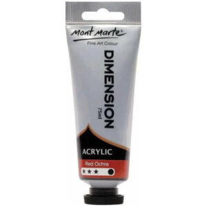 Vopsea acrilica Dimension 75ml, in tub, red ochre Mont Marte