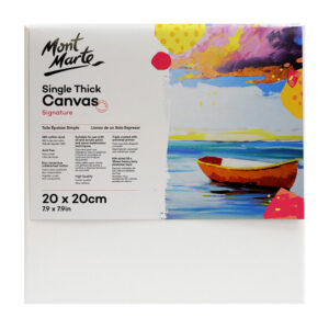 Panza pe sasiu Studio 20x20cm 280gr/m2, pentru vopsele acrilice si ulei Mont Marte
