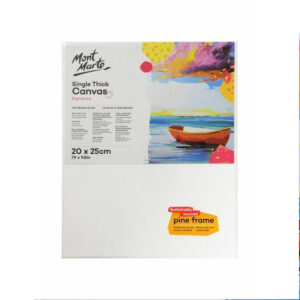 Panza pe sasiu Studio 20x25cm 280gr/m2, pentru vopsele acrilice si ulei Mont Marte
