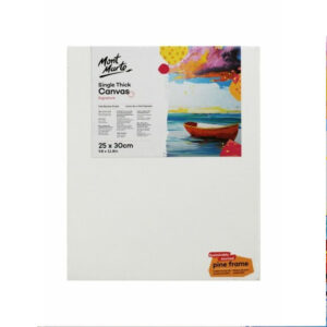 Panza pe sasiu Studio 25x30cm 280gr/m2, pentru vopsele acrilice si ulei Mont Marte