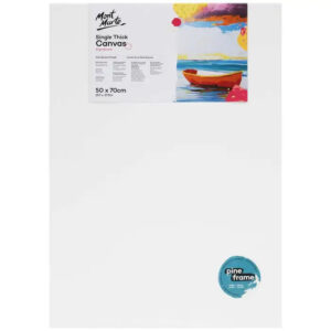 Panza pe sasiu Studio 50x70cm 280gr/m2, pentru vopsele acrilice si ulei Mont Marte