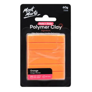 Argila polimerica pentru cuptor 60gr, orange Mont Marte