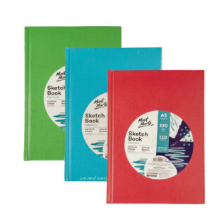 Sketchbook A4 110gr/m2, 220 foi, coperta tare Mont Marte