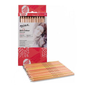 Set creioane colorate Skin Tints 12 culori Mont Marte