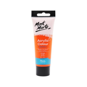 Vopsea acrilica Signature 75ml, in tub, orange Mont Marte