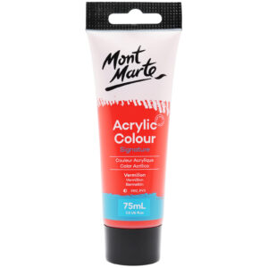 Vopsea acrilica Signature 75ml, in tub, vermilion Mont Marte