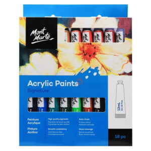 Set vopsele acrilice Signature 18 culorix12ml Mont Marte