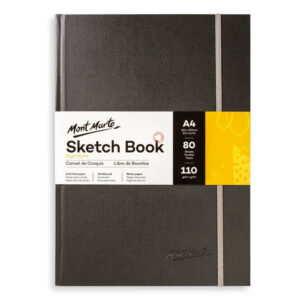 Sketchbook Signature A4 110gr/m2, 80 foi, coperta tare Mont Marte