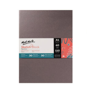 Sketchbook A4 110gr/m2, 60 foi, coperta tare Mont Marte