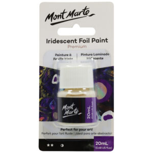 Vopsea lichida cu efect de foita metalica 20ml, iridescent Mont Marte